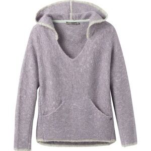 Prana Cozy Purple Hooded Sweater